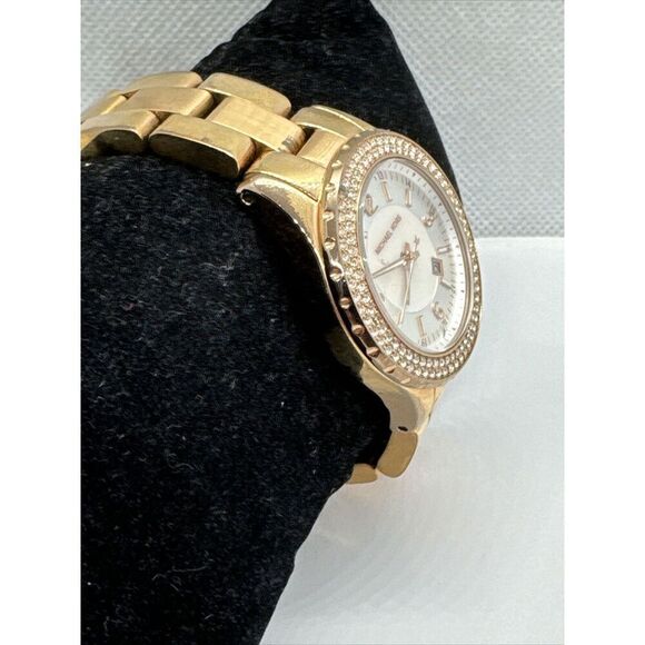 Michael Kors Glitz MK5403 Womens Stainless Steel Analog Dial Quartz Watch JNA786 - Picture 3 of 11